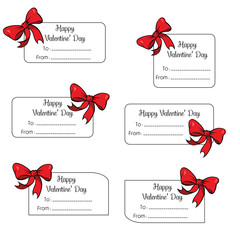 Valentine&rsquo;s Day Gift Tags and Labels Collection