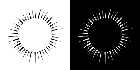 Fototapeta premium Dynamic abstract spiral sound wave rhythm lines. Circular spiral sound wave rhythm of lines. Circular futuristic abstract lines, black and white background. 