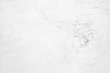White Unfinished Raw Concrete Wall Texture for Background.