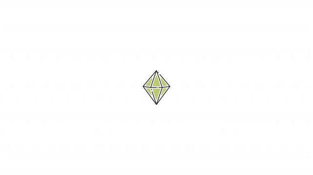 Crystal vector icon