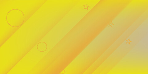 Fresh orange yellow circle line abstract background presentation vector illustration. Vector illustration design for presentation, banner, cover, web, flyer, card, poster, wallpaper, and decoration