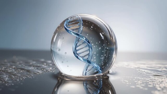 PDRN Molecule Concept for Regenerative Skincare and Cosmetic Science