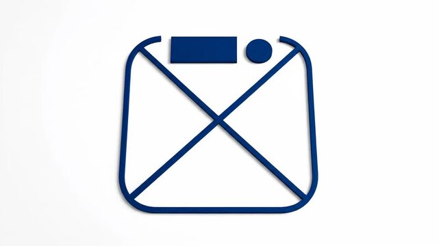 Blue wireframe icons on white background.