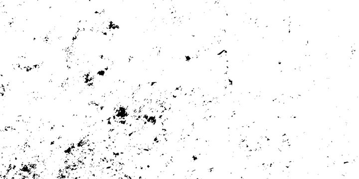 Old distressed vector background with scratches dust. Distressed black grain texture distress overlay. White, black dust overlay distress grungy grain, noise effect paint wall.