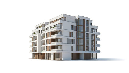 Striking modern architectural silhouette with sharp geometric angles against a soft gradient sky, creating a dramatic and abstract minimalist urban landscape at twilight