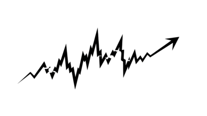 Stock market trend line