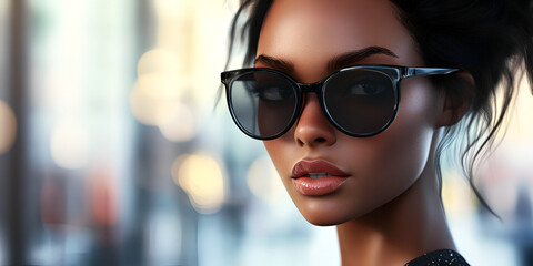 Fashion Model Wearing Premium Trench Coat with Clear Facial Detail Modern Style Portrait