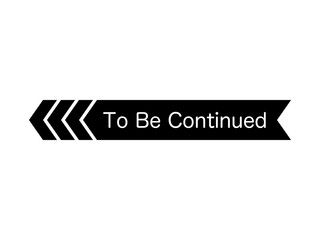 「To Be Continued」矢印素材