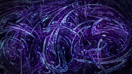 Abstract dark purple and neon blue marble liquid background with swirling motion and elegant glowing fluid textures for creative projects