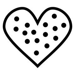 Heart Love Icon Vector