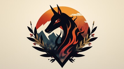 年賀状のイラスト素材_午年(2026)