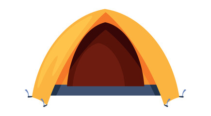 Illustration of a camping tent, perfect for outdoor activities in the forest.