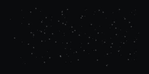 Obraz premium Glowing particles overlay effect png on dark background