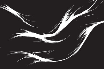 Obraz premium Abstract elegant Wavy Texture with Flowing White Lines 