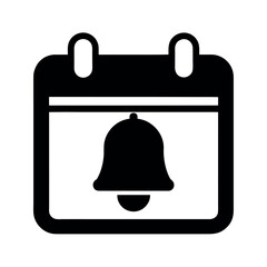Calendar Notification Icon Vector Illustration