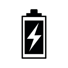 Charging Battery Symbol Icon Vector Illustration