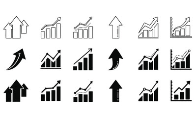 Fototapeta premium House icons set with various home and building symbols for real estate and web design illustration