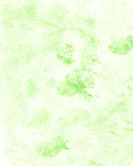 Fototapeta premium Soft abstract green watercolor texture with gentle tonal variations and organic paint patterns creating a clean, fresh and modern background