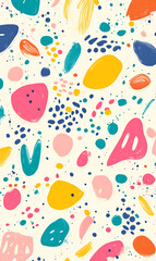 Tile or carpet pattern background with decorative, symmetrical elements. Ideal for wallpaper, textiles, or digital design projects.