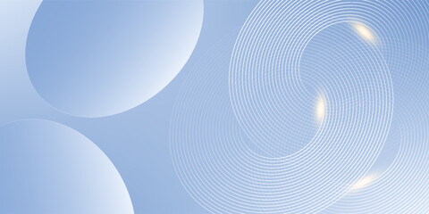 Abstract blue modern background with circle elements. Digital technology concept.