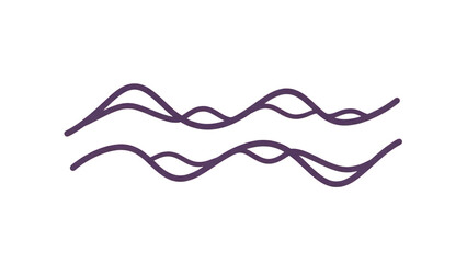 Aquarius Zodiac Sign Symbol On Black Background