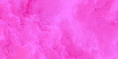 Fototapeta premium A vibrant and swirling abstract background of bright pink ink in water creating a cloudy texture
