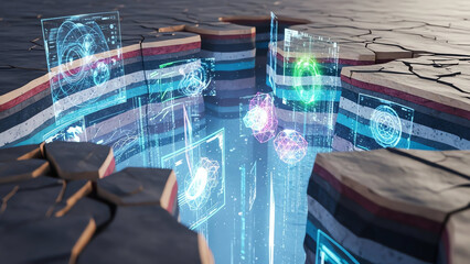 Tech Lab Holographic Interface Abyss