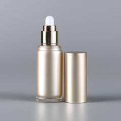 Cosmetic bottles, appearance design, exquisite style, smooth lines of the bottle body, the bottle cap and the bottle body closely fit, equipped with delicate dropper or spray head. The surface