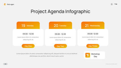 Project Agenda Infographic
