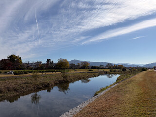 賀茂川の風景