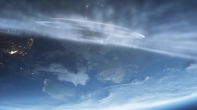 UFO Approaching Earth