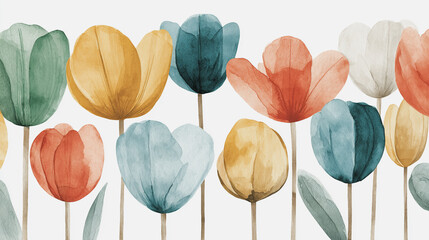 Elegant wedding invitation card background vector. Minimal hand painted watercolor botanical flowers texture template background. Design for wedding, vip cover, poster, rsvp moderncard.Valentine's Day