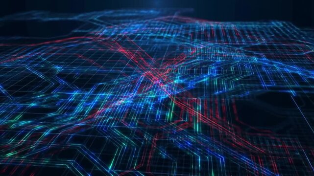 Data Flowing Through Network Online