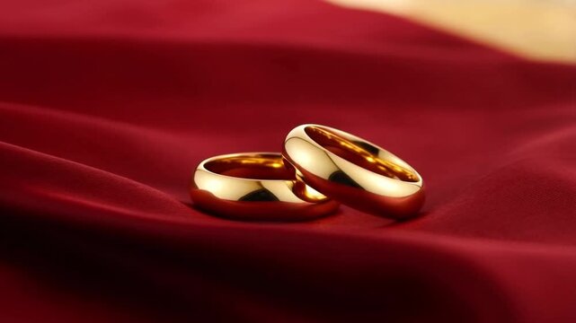 Golden Marriage Rings