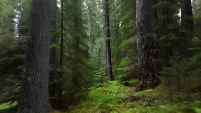 Lush Pine Forest Flythrough
