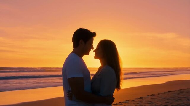 Lovers in the Sunset