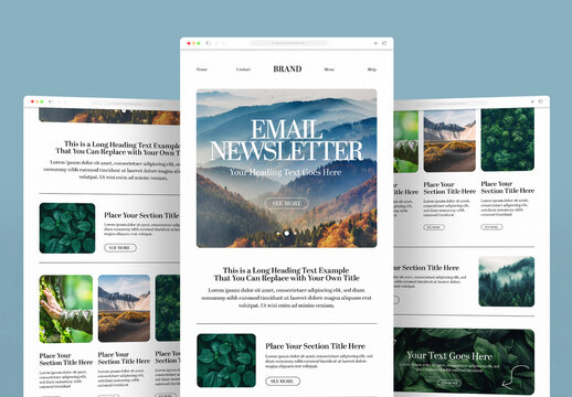 Email Newsletter Design