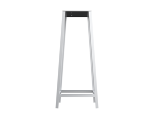 Heavy Duty Professional Metal Table Mounting Stand for Belt Grinder, Abrasive Sander, Polisher, or Edges Sharpener Equipment Tool Accessory - Isolated Industrial Hardware on Transparent PNG HD