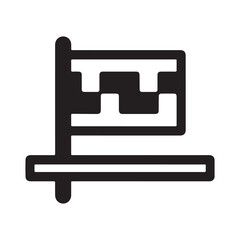 Abstract Technology Icon Design for User Interface Elements