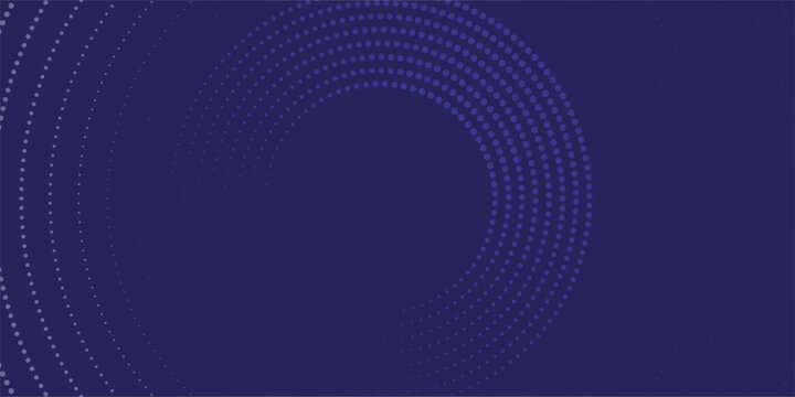 Abstract blue glowing geometric lines on dark blue background gradient modern dot