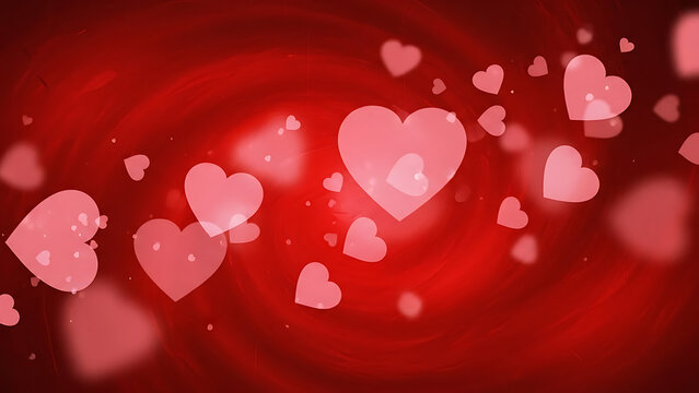 Valentine romantic background wallpaper love hearts decorative solid background