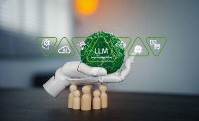 AI virtual assistant chatbot uses generative AI, LLM deep learning, and prompt engineering to support smart business operations with explainable outputs. Entice