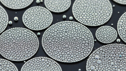 Macro Droplets Circles