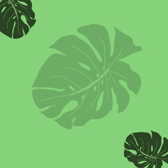 green leaves background