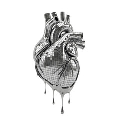 Chrome Heart Dripping - A Modern Take on Anatomy and Emotion.