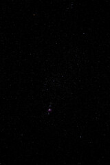 The great Orion mebula M42 in the night sky - deep space astrophotography.