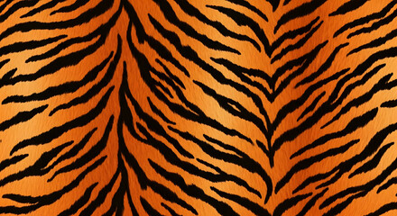 Vibrant Tiger Stripe Pattern - A Bold and Exotic Design.