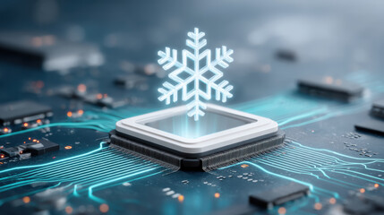 Efficient cooling technology protects powerful computer chip from heat