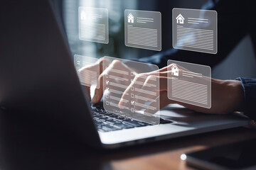 Online Real Estate Management with Digital Interface