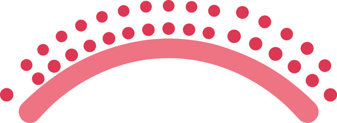 White background with curved braille dots, tactile typography concept, accessibility and inclusive learning illustration, minimal modern design, clean educational visual © SHISHIR BARMAN